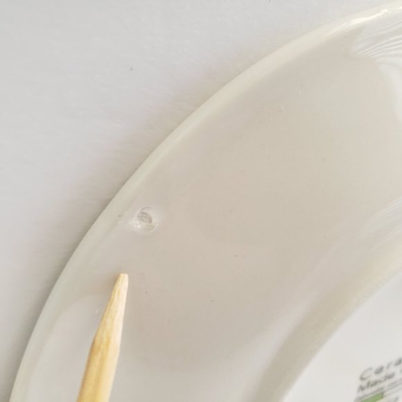 Ceramica Cuore 7.5" Ceramic Plates Formaggi Cheese Illustration Made in Italy - Picture 7 of 8